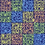 Puzzle de labirint fractal